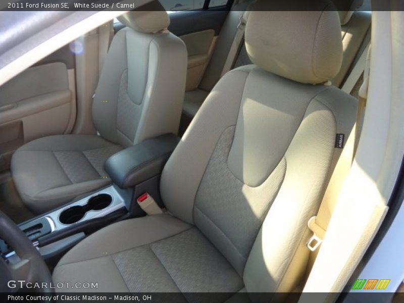 White Suede / Camel 2011 Ford Fusion SE