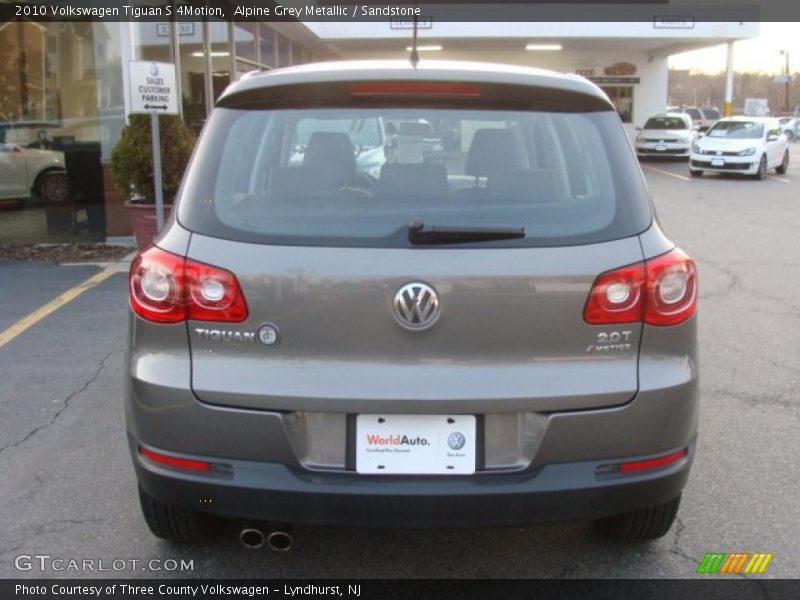 Alpine Grey Metallic / Sandstone 2010 Volkswagen Tiguan S 4Motion