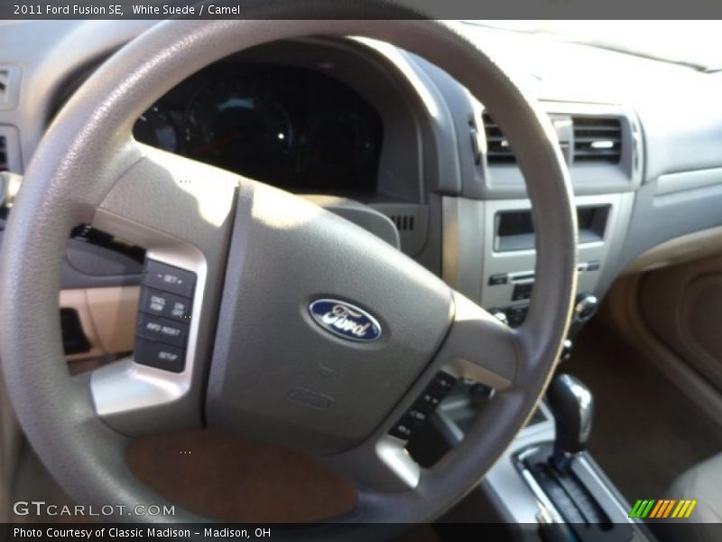 White Suede / Camel 2011 Ford Fusion SE