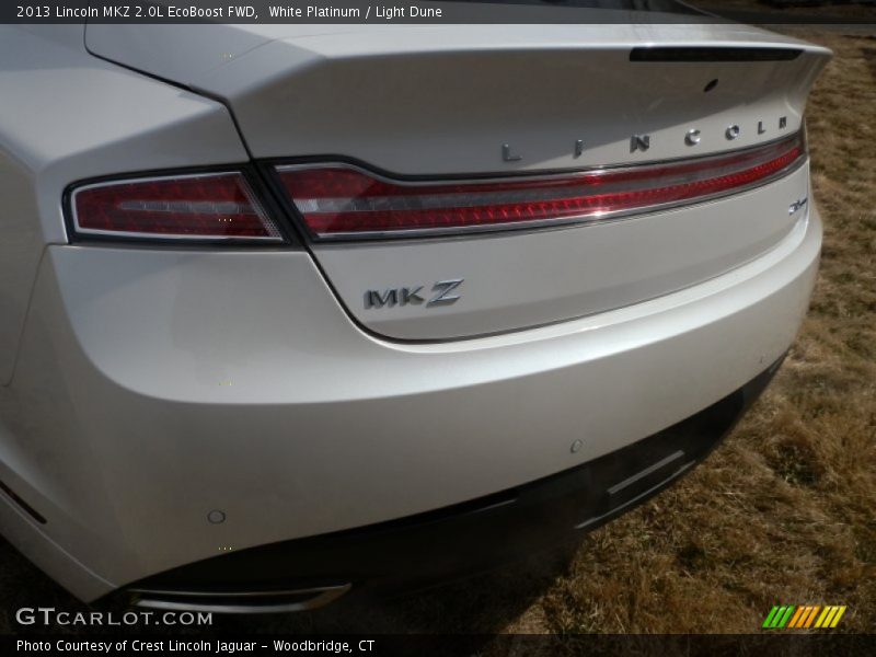 White Platinum / Light Dune 2013 Lincoln MKZ 2.0L EcoBoost FWD