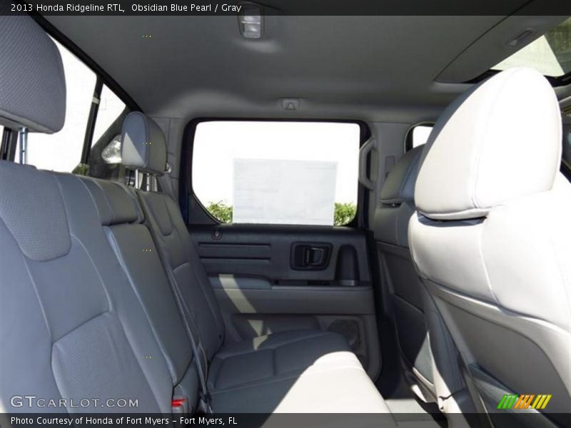 Obsidian Blue Pearl / Gray 2013 Honda Ridgeline RTL
