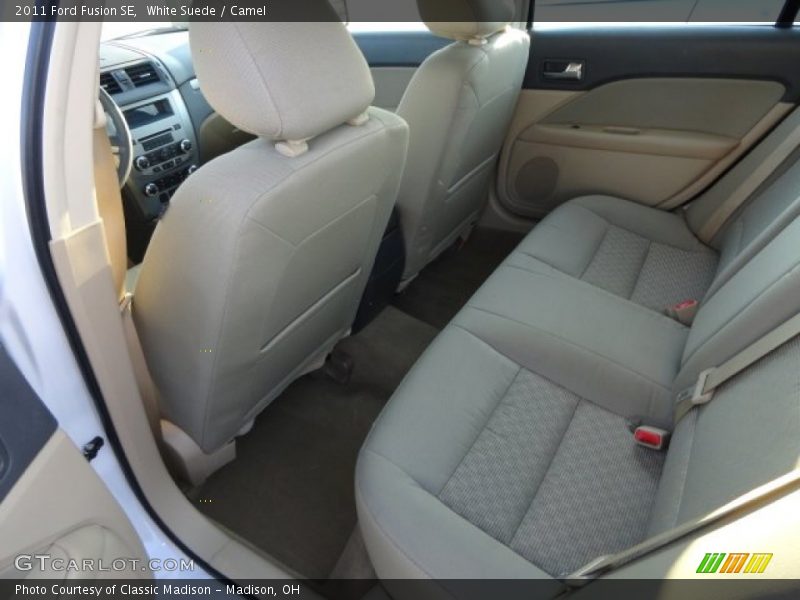 White Suede / Camel 2011 Ford Fusion SE