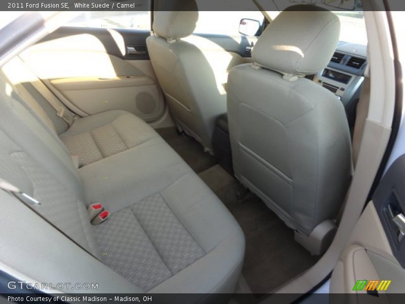 White Suede / Camel 2011 Ford Fusion SE