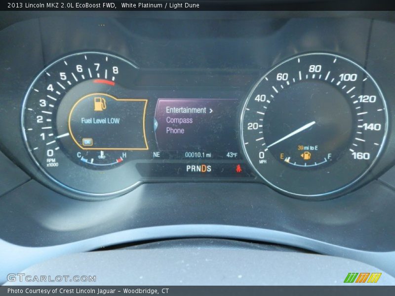  2013 MKZ 2.0L EcoBoost FWD 2.0L EcoBoost FWD Gauges