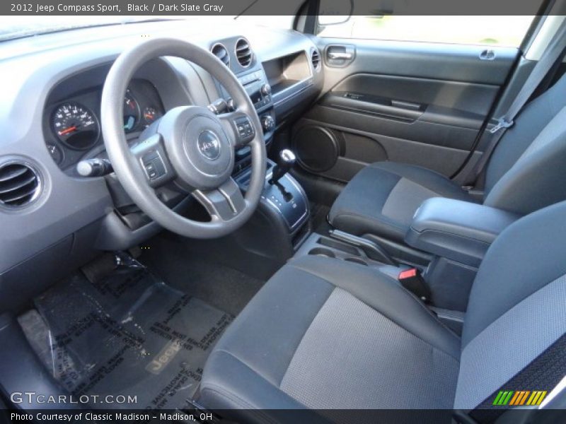 Black / Dark Slate Gray 2012 Jeep Compass Sport