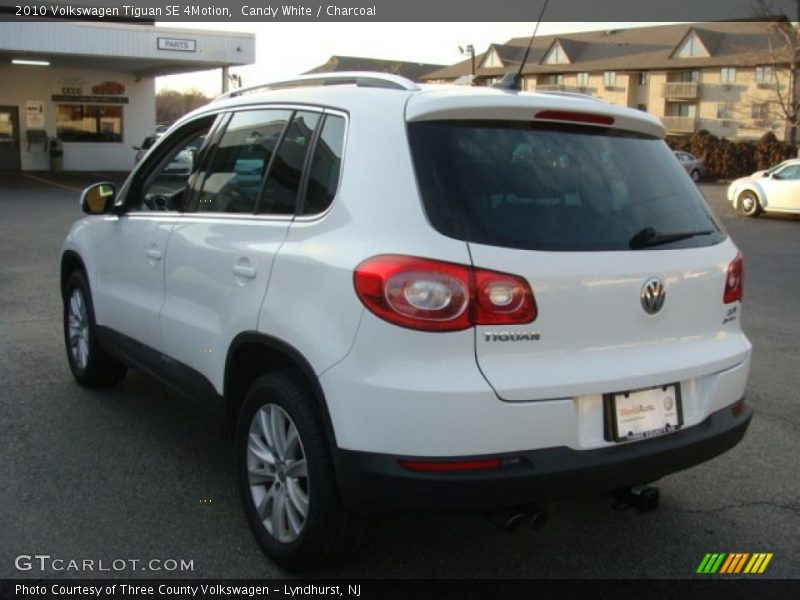 Candy White / Charcoal 2010 Volkswagen Tiguan SE 4Motion