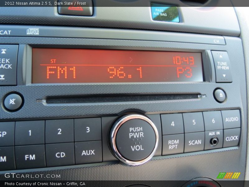 Dark Slate / Frost 2012 Nissan Altima 2.5 S
