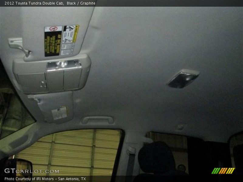 Black / Graphite 2012 Toyota Tundra Double Cab