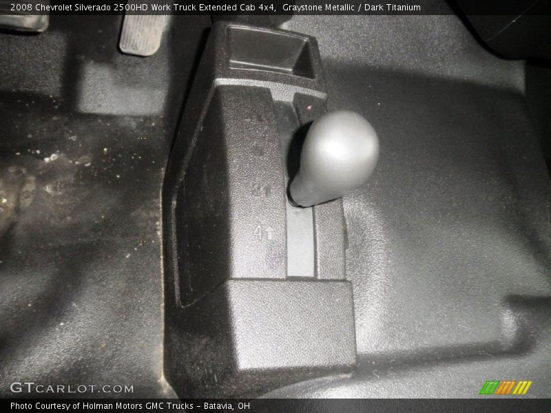 Graystone Metallic / Dark Titanium 2008 Chevrolet Silverado 2500HD Work Truck Extended Cab 4x4