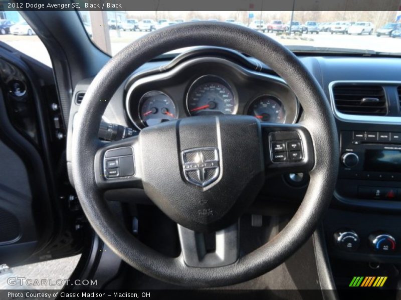 Black / Black 2012 Dodge Avenger SE