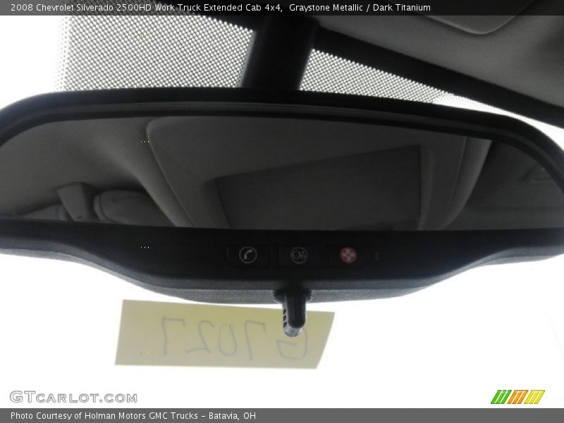 Graystone Metallic / Dark Titanium 2008 Chevrolet Silverado 2500HD Work Truck Extended Cab 4x4