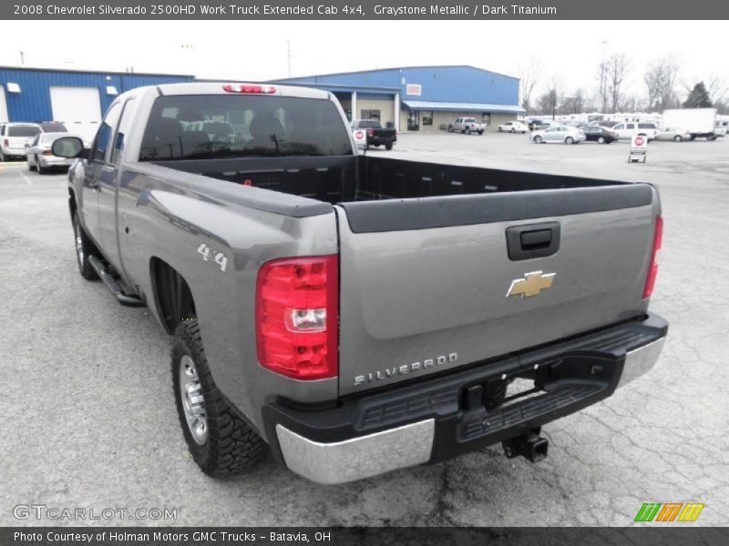 Graystone Metallic / Dark Titanium 2008 Chevrolet Silverado 2500HD Work Truck Extended Cab 4x4