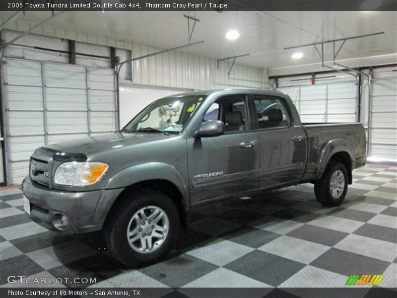 Phantom Gray Pearl / Taupe 2005 Toyota Tundra Limited Double Cab 4x4