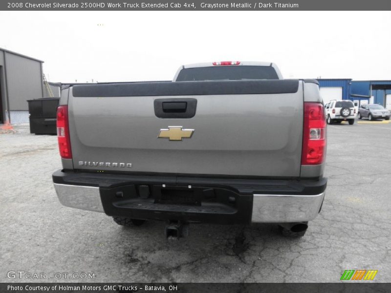 Graystone Metallic / Dark Titanium 2008 Chevrolet Silverado 2500HD Work Truck Extended Cab 4x4