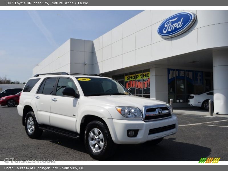 Natural White / Taupe 2007 Toyota 4Runner SR5