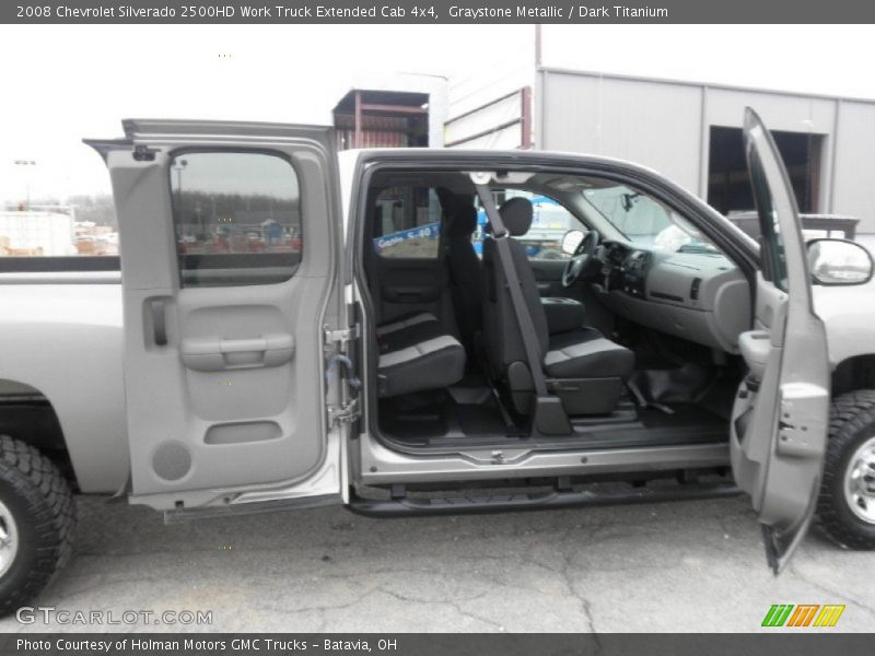 Graystone Metallic / Dark Titanium 2008 Chevrolet Silverado 2500HD Work Truck Extended Cab 4x4
