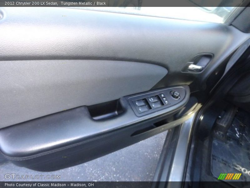 Tungsten Metallic / Black 2012 Chrysler 200 LX Sedan