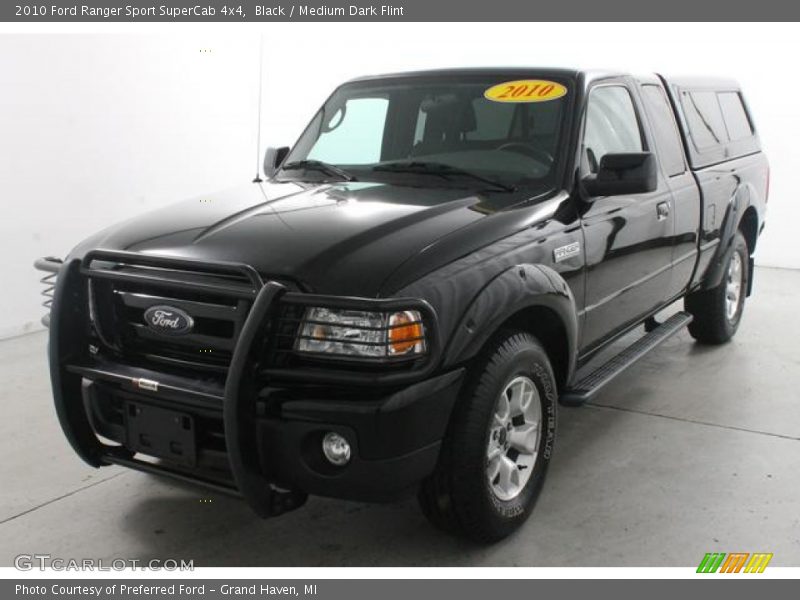 Black / Medium Dark Flint 2010 Ford Ranger Sport SuperCab 4x4