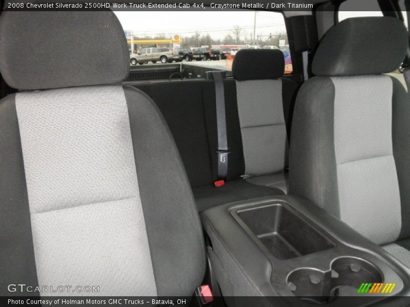 Graystone Metallic / Dark Titanium 2008 Chevrolet Silverado 2500HD Work Truck Extended Cab 4x4