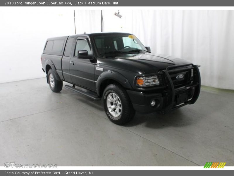 Black / Medium Dark Flint 2010 Ford Ranger Sport SuperCab 4x4