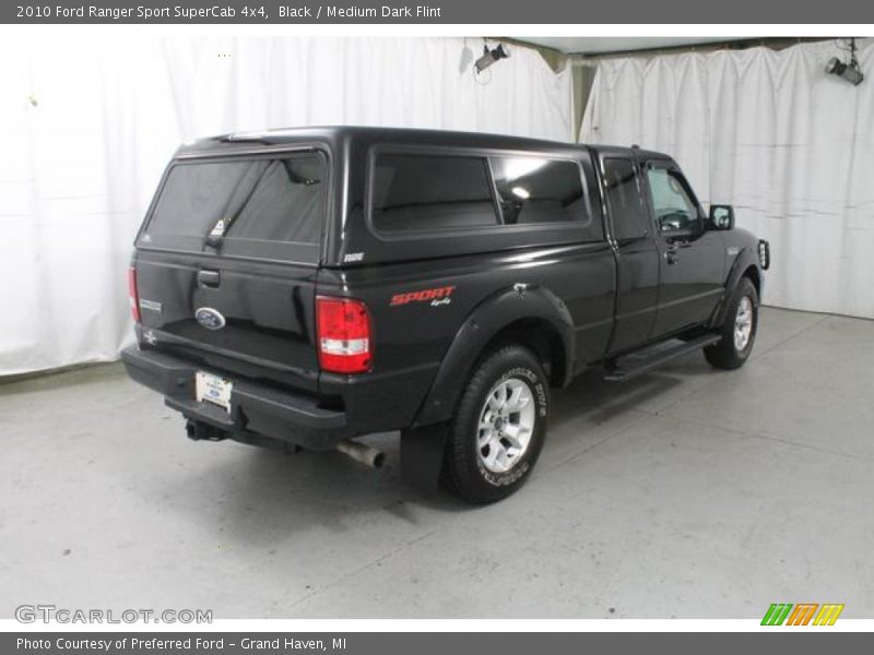 Black / Medium Dark Flint 2010 Ford Ranger Sport SuperCab 4x4