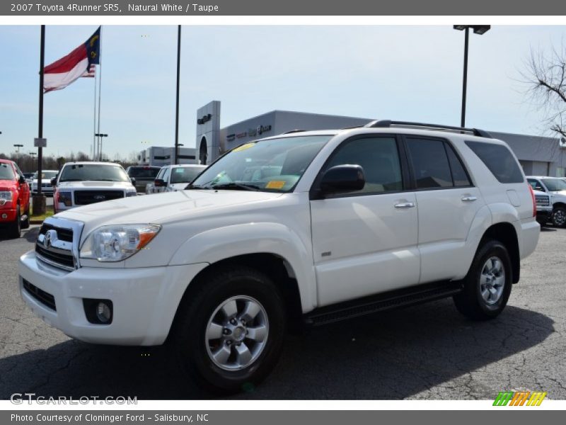 Natural White / Taupe 2007 Toyota 4Runner SR5