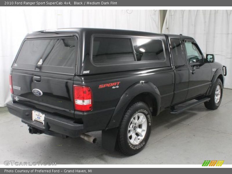 Black / Medium Dark Flint 2010 Ford Ranger Sport SuperCab 4x4