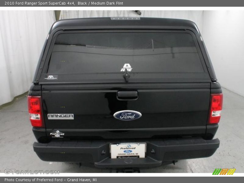 Black / Medium Dark Flint 2010 Ford Ranger Sport SuperCab 4x4