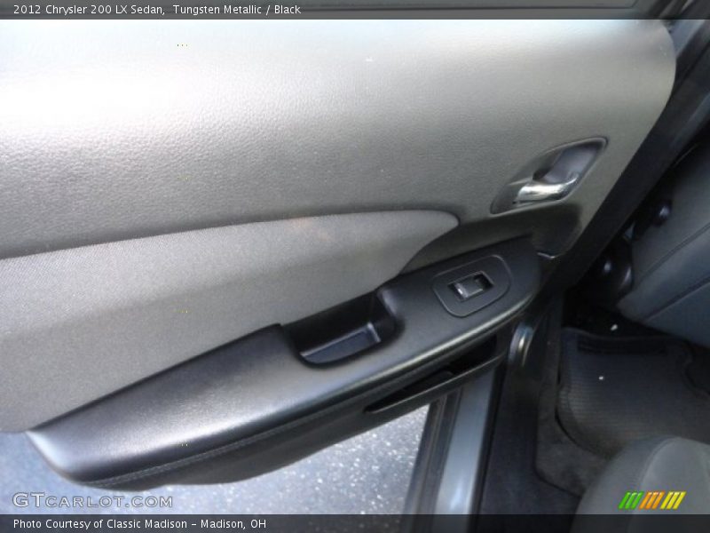 Tungsten Metallic / Black 2012 Chrysler 200 LX Sedan