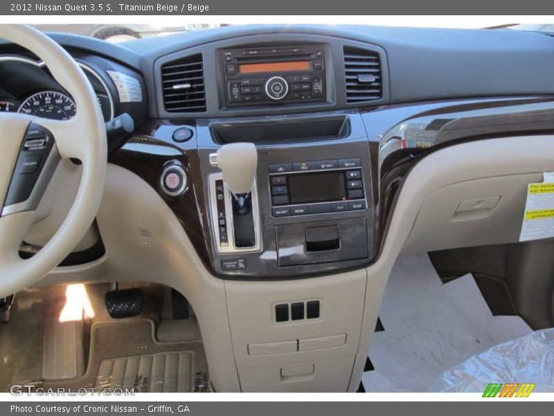 Titanium Beige / Beige 2012 Nissan Quest 3.5 S
