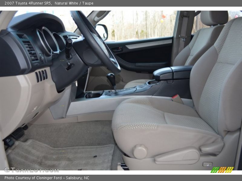 Front Seat of 2007 4Runner SR5