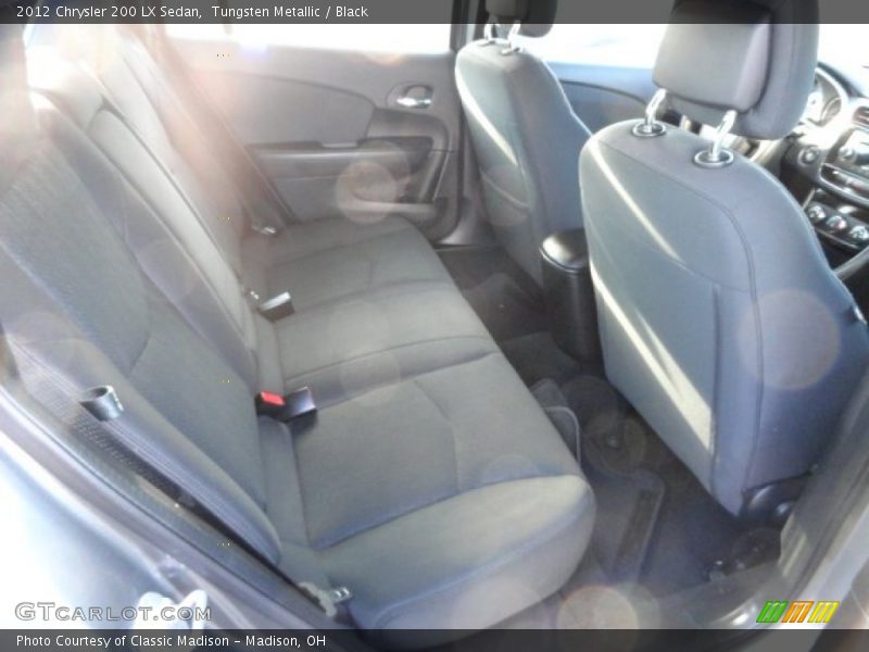 Tungsten Metallic / Black 2012 Chrysler 200 LX Sedan