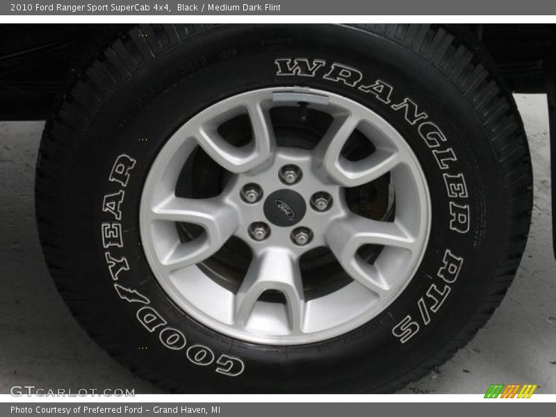 Black / Medium Dark Flint 2010 Ford Ranger Sport SuperCab 4x4