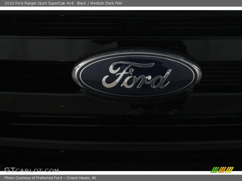 Black / Medium Dark Flint 2010 Ford Ranger Sport SuperCab 4x4