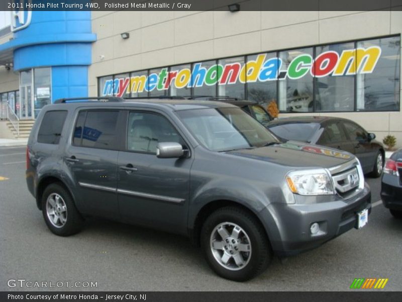 Polished Metal Metallic / Gray 2011 Honda Pilot Touring 4WD