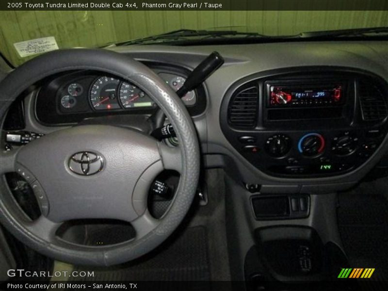 Phantom Gray Pearl / Taupe 2005 Toyota Tundra Limited Double Cab 4x4