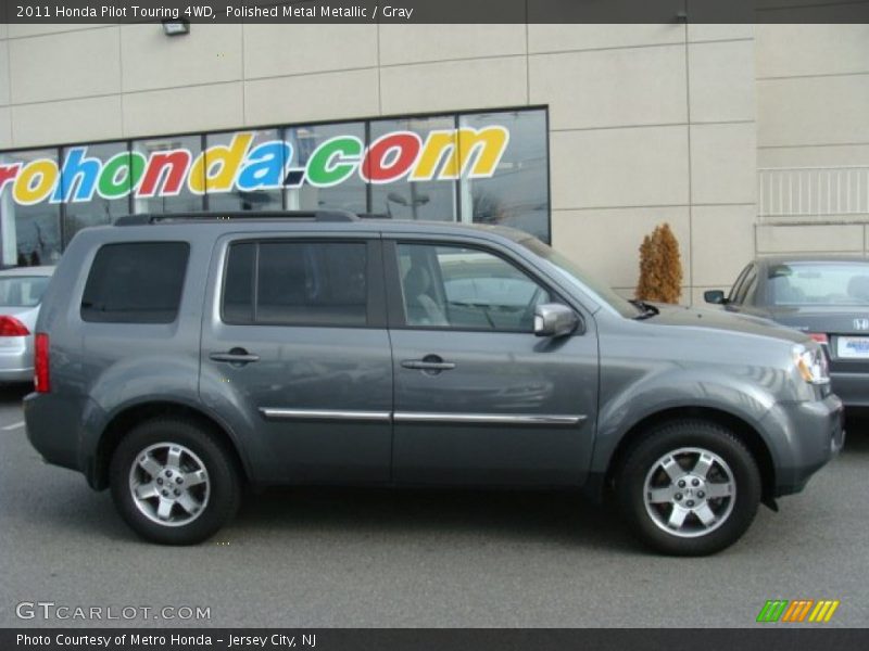 Polished Metal Metallic / Gray 2011 Honda Pilot Touring 4WD