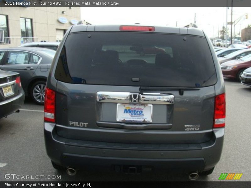 Polished Metal Metallic / Gray 2011 Honda Pilot Touring 4WD