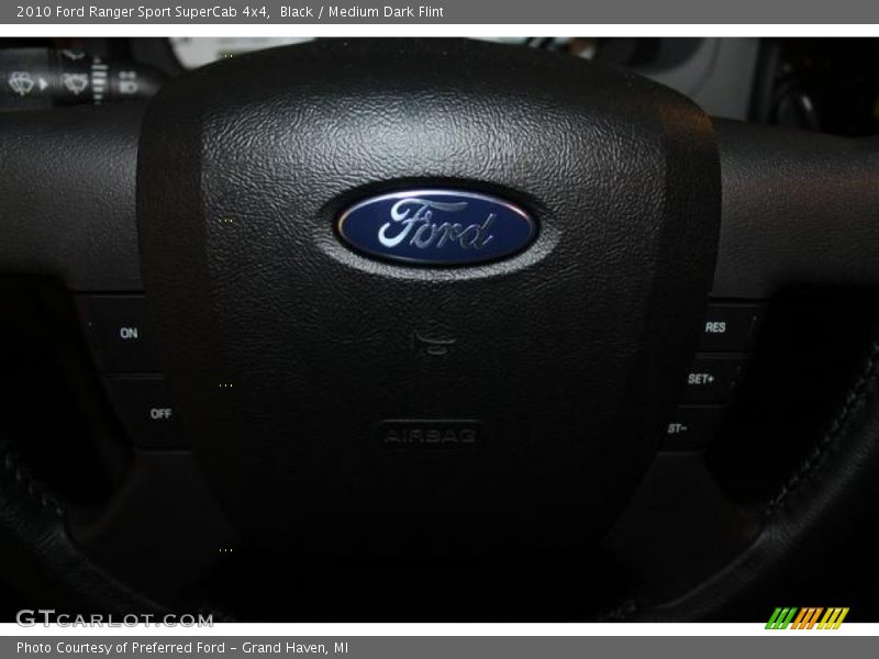 Black / Medium Dark Flint 2010 Ford Ranger Sport SuperCab 4x4