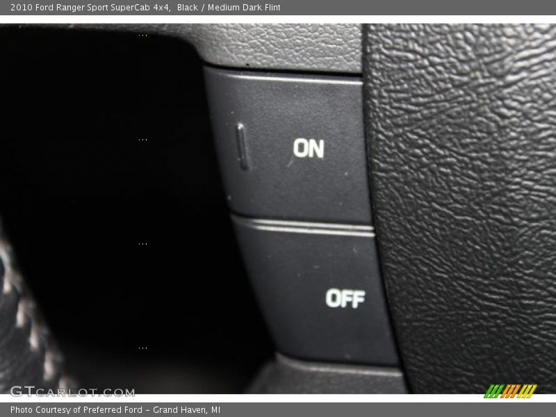 Black / Medium Dark Flint 2010 Ford Ranger Sport SuperCab 4x4