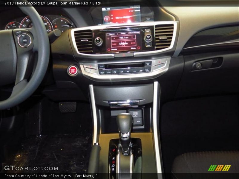 San Marino Red / Black 2013 Honda Accord EX Coupe
