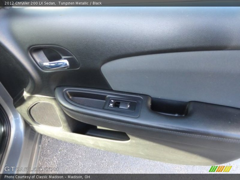 Tungsten Metallic / Black 2012 Chrysler 200 LX Sedan