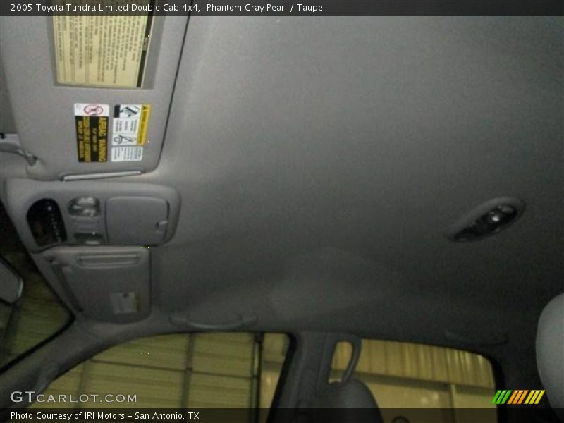 Phantom Gray Pearl / Taupe 2005 Toyota Tundra Limited Double Cab 4x4