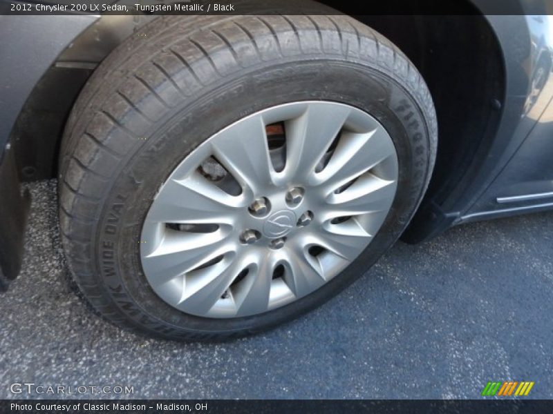 Tungsten Metallic / Black 2012 Chrysler 200 LX Sedan
