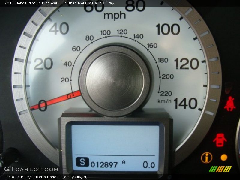 Polished Metal Metallic / Gray 2011 Honda Pilot Touring 4WD