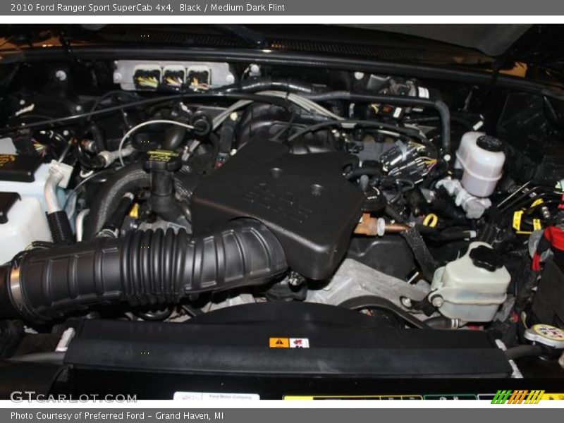 Black / Medium Dark Flint 2010 Ford Ranger Sport SuperCab 4x4