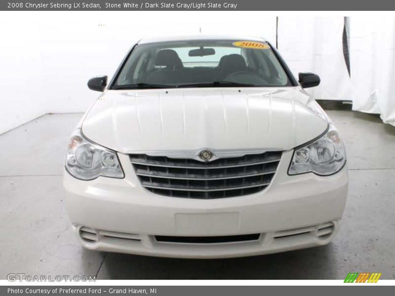 Stone White / Dark Slate Gray/Light Slate Gray 2008 Chrysler Sebring LX Sedan
