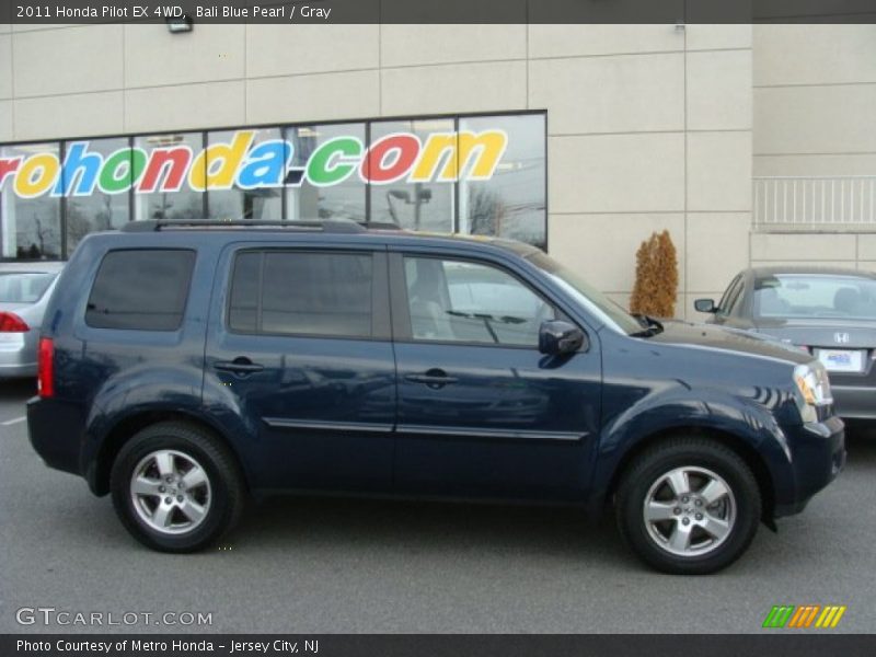 Bali Blue Pearl / Gray 2011 Honda Pilot EX 4WD