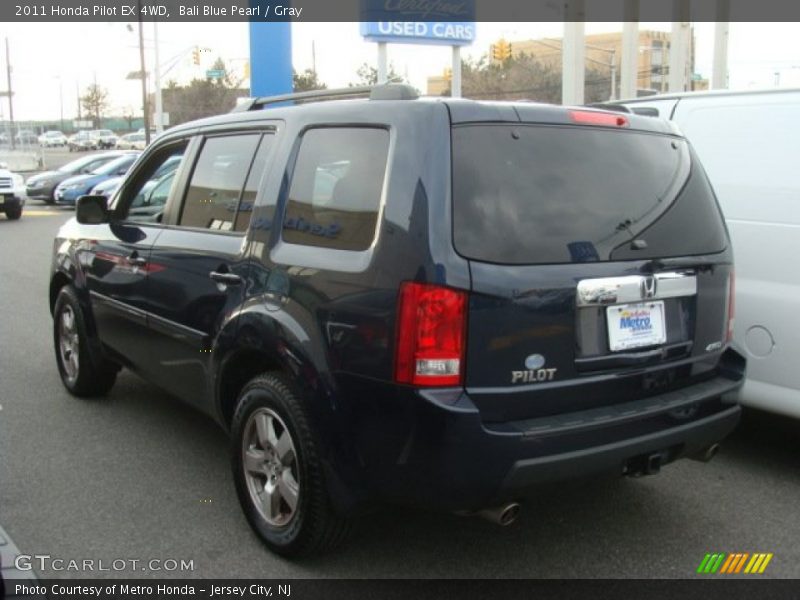 Bali Blue Pearl / Gray 2011 Honda Pilot EX 4WD