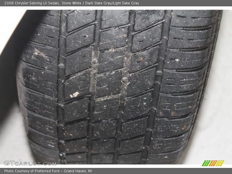Stone White / Dark Slate Gray/Light Slate Gray 2008 Chrysler Sebring LX Sedan